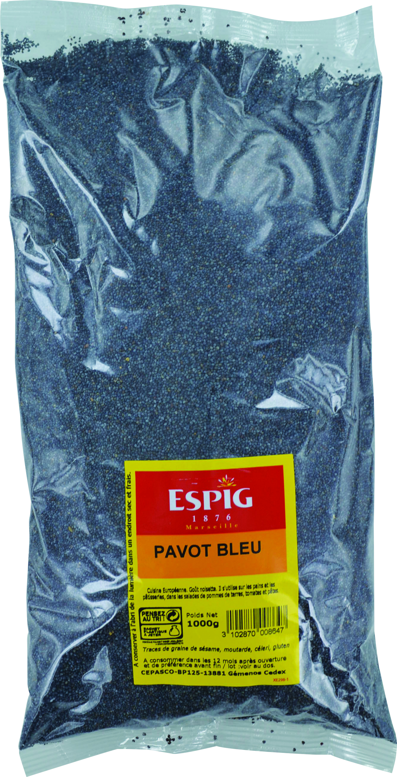 Graines de pavot (épices, huiles et condiments)